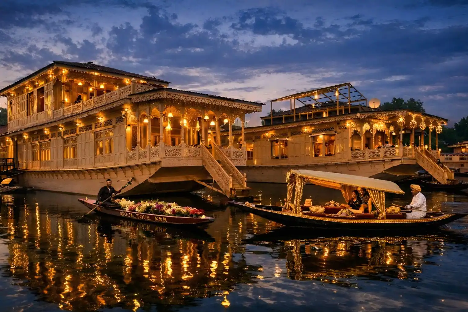 Heritage Houseboats on Dal Lake